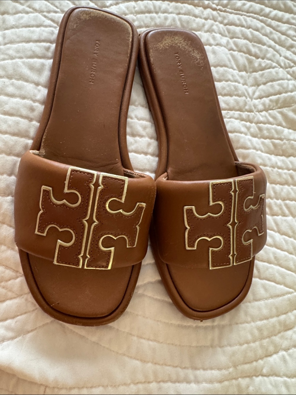 Tory Burch Double T Sport Slide